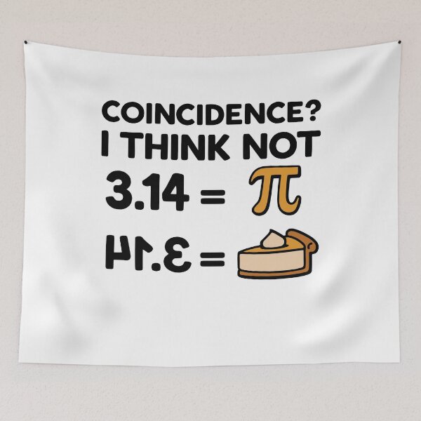 Item preview, Coincidence Pi Day Funny Pi And Pie Math Humor designed and sold by gunaone-design.