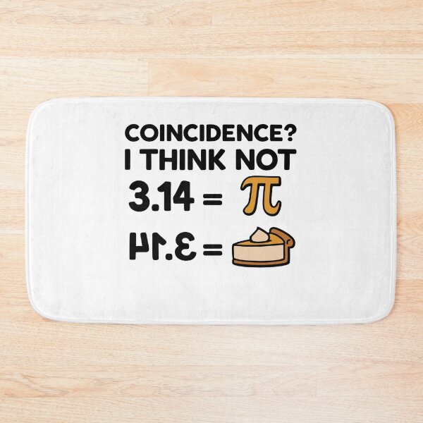 Item preview, Coincidence Pi Day Funny Pi And Pie Math Humor designed and sold by gunaone-design.