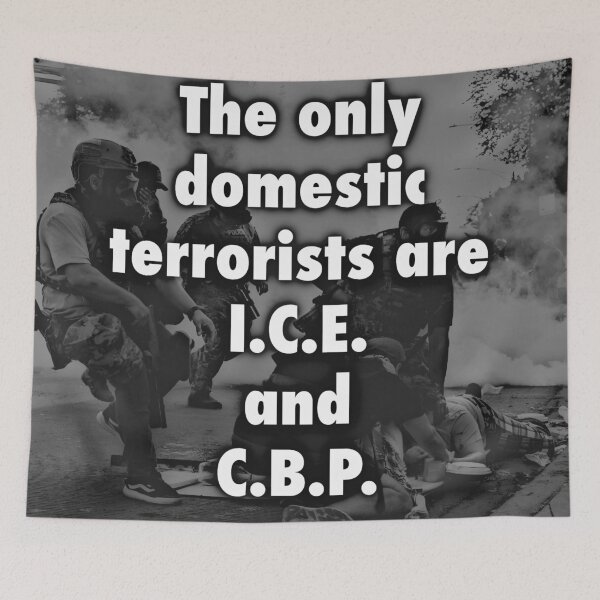 Item preview, ICE Domestic Terrorists designed and sold by Anne's Drawing and Design.