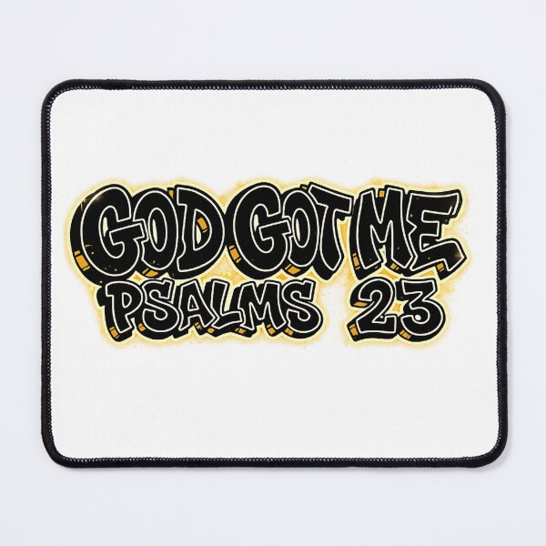 Item preview, God Got Me Psalms 23 - Urban Graffiti Christian Streetwear T-Shirt designed and sold by The Crimson Halo.