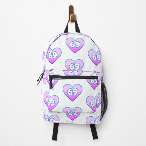 Item preview, Pink Heart 69 Blue Outline designed and sold by Memes N Lore .