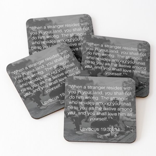 Item preview, Love the stranger in your land - Abolish ICE designed and sold by Anne's Drawing and Design.