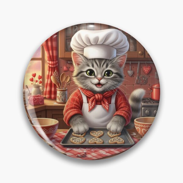 Item preview, Cat Chef Cooking Love designed and sold by PetJoyPrintsCO.