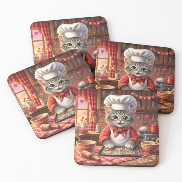 Item preview, Cat Chef Cooking Love designed and sold by PetJoyPrintsCO.