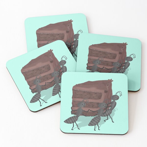 Item preview, Ants carrying chocolate cake designed and sold by Daniel Vasco.