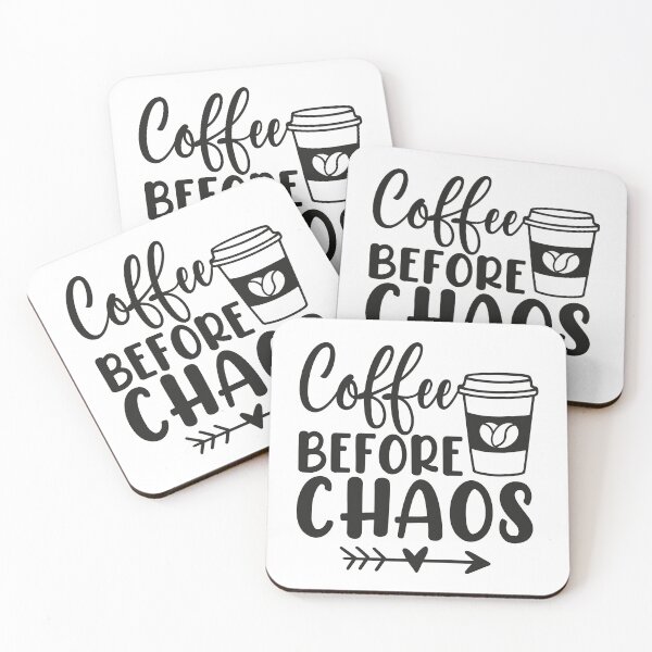 Item preview, Coffee Before Chaos - Funny Gifts for Coffee Lovers & Drinkers - Busy Mom & Mother Gear designed and sold by gunaone-design.