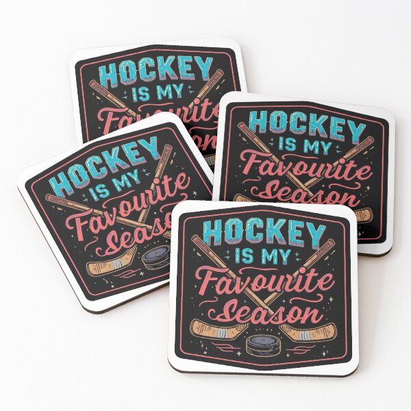 Item preview, Hockey Sticker, Winter Sports Magnet, Hockey is My Favorite Season designed and sold by colorleafz.