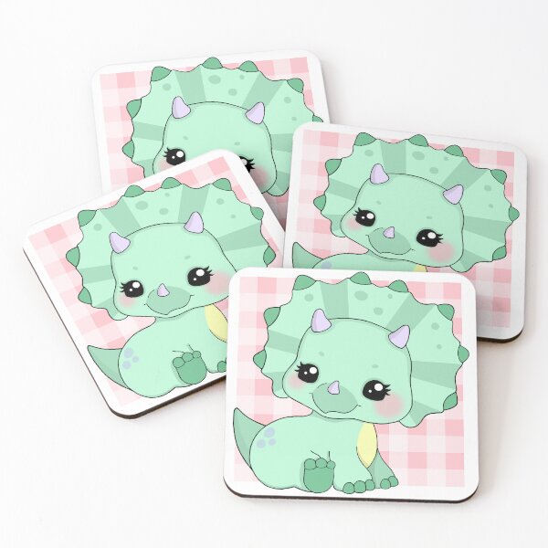 Item preview, Noodle the Tiny Triceratops designed and sold by Agus Lusky.