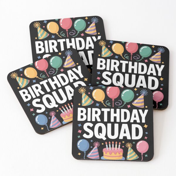 Item preview, Birthday Squad, Birthday Celebration Crew designed and sold by joedavila.