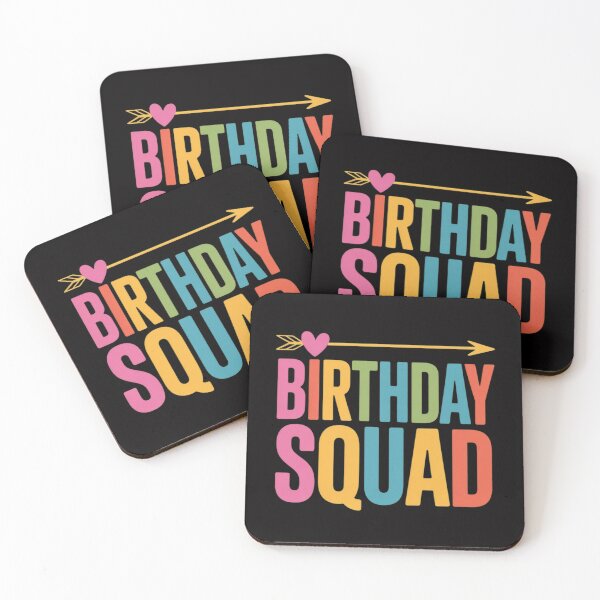 Item preview, Birthday Squad Party Celebration Friends Family designed and sold by jewellmeyers.