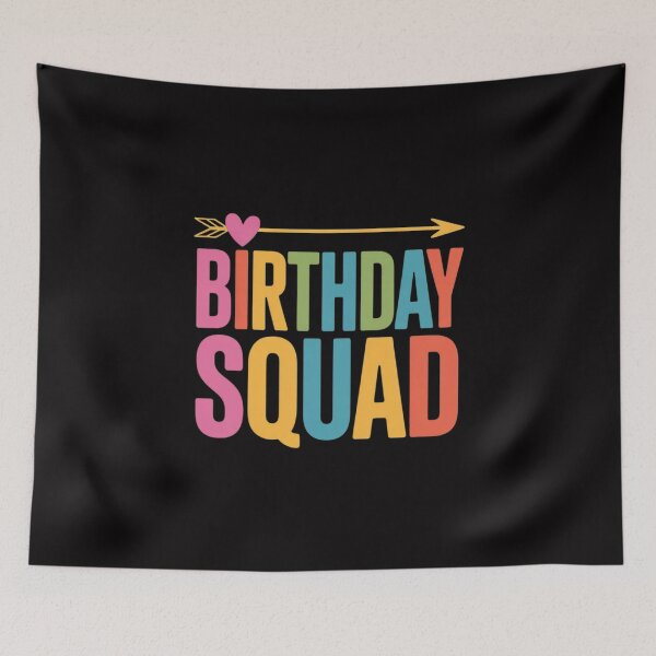 Item preview, Birthday Squad Party Celebration Friends Family designed and sold by jewellmeyers.
