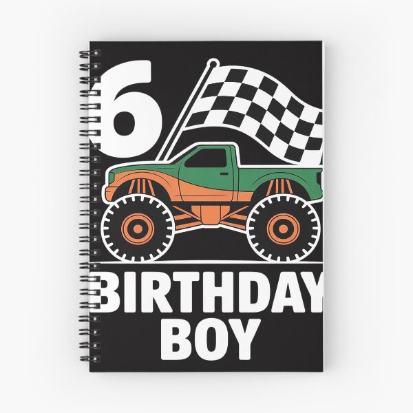 Item preview, Birthday Monster Truck 6 Year Old Boys 6th Party designed and sold by jewellmeyers.