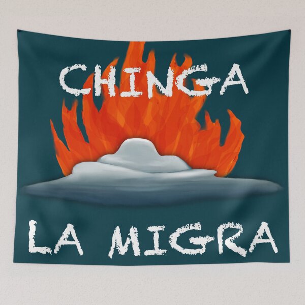 Item preview, Abolish Ice Chinga La Migra designed and sold by Anne's Drawing and Design.