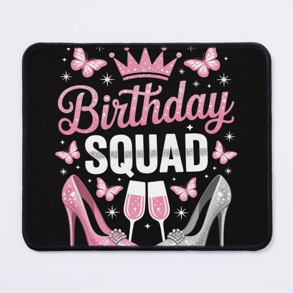 Item preview, Birthday Squad Purple Butterflies High Heels Diva Squad designed and sold by jewellmeyers.
