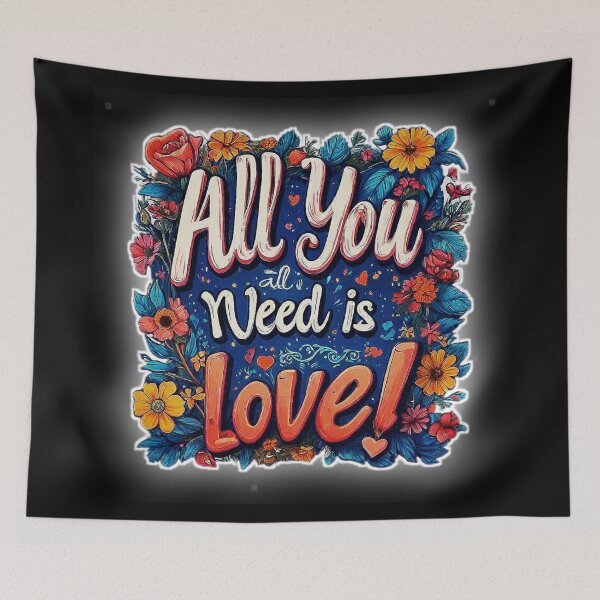 Item preview, Romantic Quotes ALL YOU NEED IS LOVE! designed and sold by Giulivo Store Graphic.