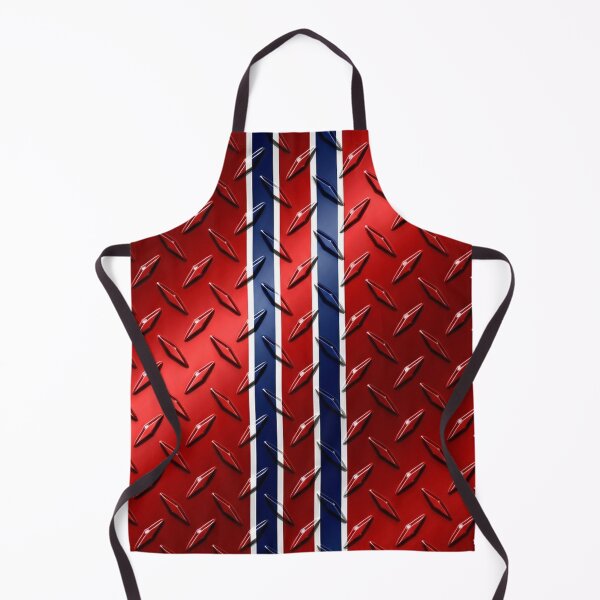 Item preview, Forged Tread: 4-Way Industrial Steel PHONE CASE (RED - BLUE and WHITE RACING) designed and sold by CleverCulture.