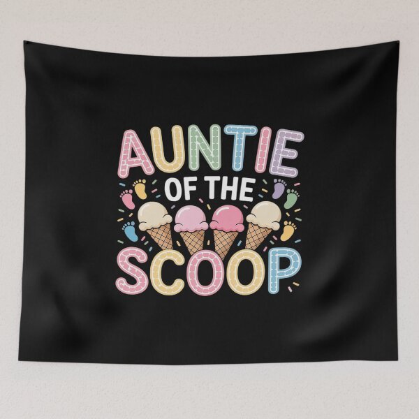 Item preview, Auntie Of The Scoop Ice Cream Gender Reveal Baby Shower designed and sold by traceydowns.
