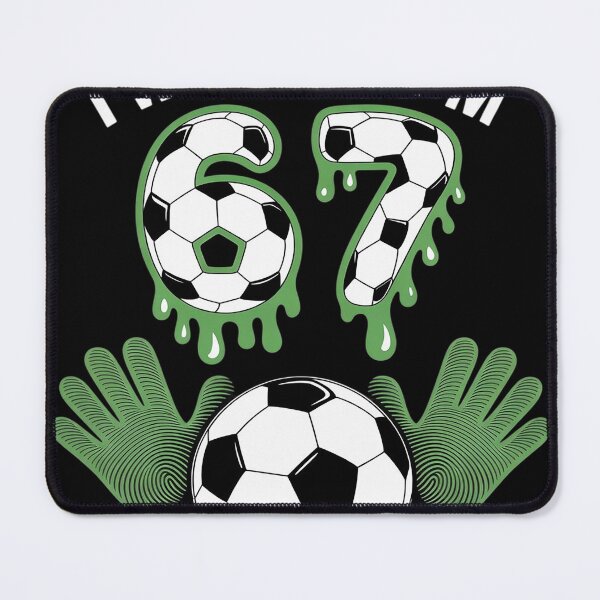 Item preview, 7 Year Old Birthday was 6 Now I'm 7 67 Meme Soccer  designed and sold by KristieRamsey.