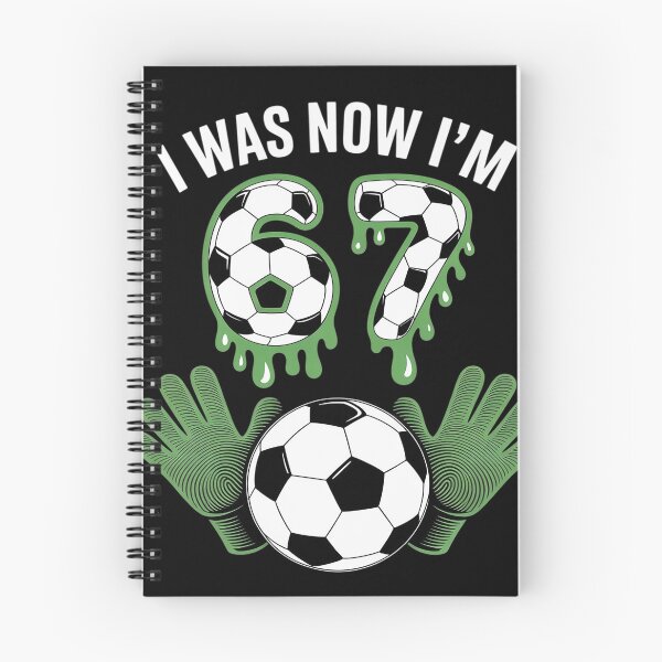 Item preview, 7 Year Old Birthday was 6 Now I'm 7 67 Meme Soccer  designed and sold by KristieRamsey.