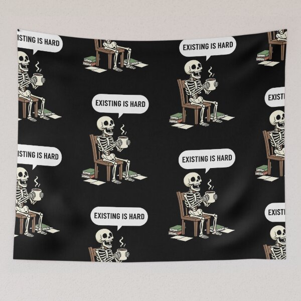Item preview, Existing is hard designed and sold by Moods & Merch Co..