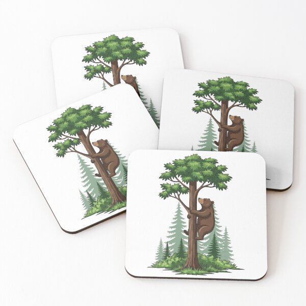 Item preview, Bear climbing a tree designed and sold by Losancestros.