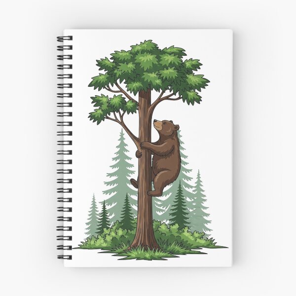 Item preview, Bear climbing a tree designed and sold by Losancestros.