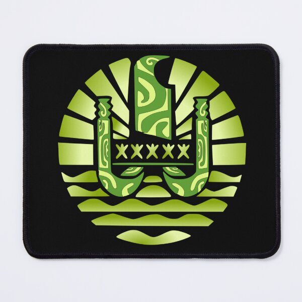 Item preview, Flag of French Polynesia (green) designed and sold by Nesian-Tahiti.