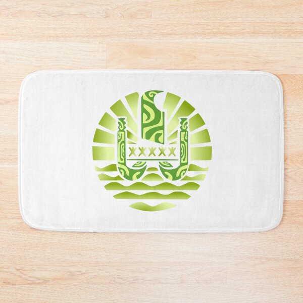 Item preview, Flag of French Polynesia (green) designed and sold by Nesian-Tahiti.
