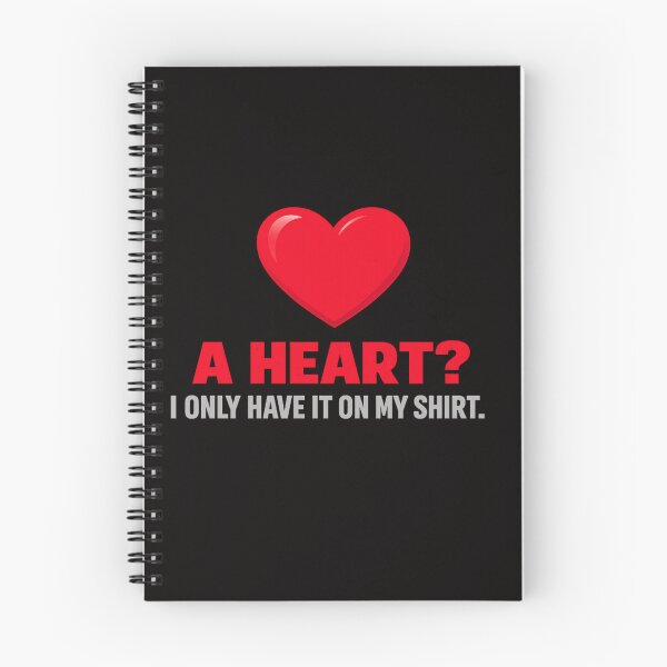 Item preview, A Heart? I Only Have It On My Shirt – Anti Valentine Red Heart Typography Design designed and sold by FrameFlow.