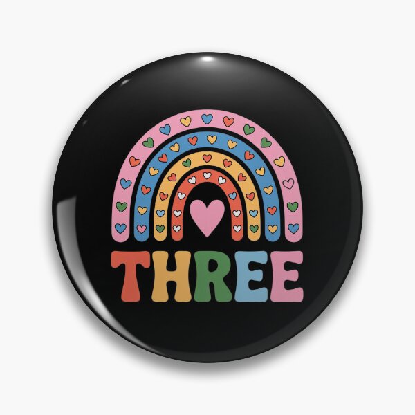 Item preview, 3 Years Old Rainbow 3rd Birthday Gift for Girls Boys Kids designed and sold by traceydowns.