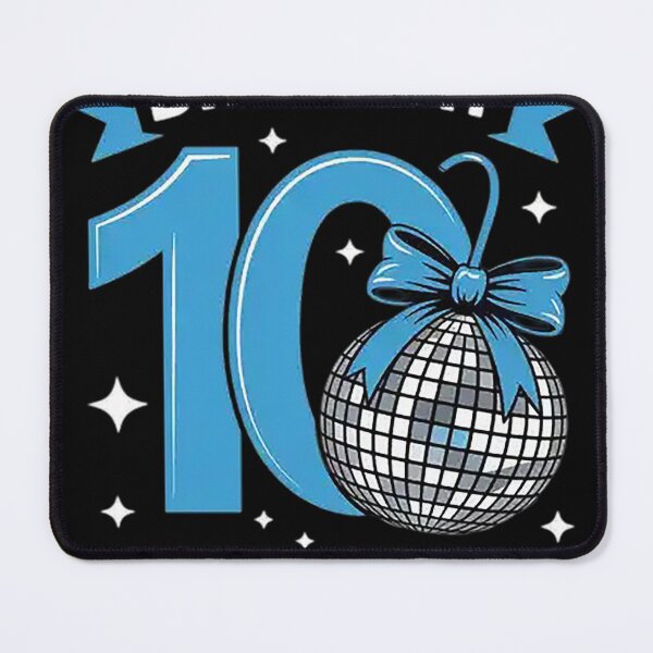 Item preview, 10th Birthday Coquette Bow Disco Ball 10 Year Old Birthday designed and sold by KristieRamsey.