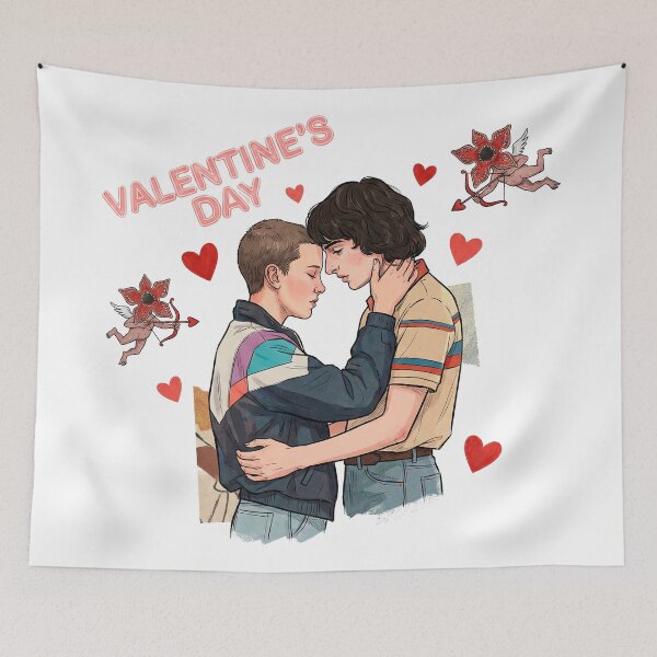 Item preview, TV Series Stranger Portrait –  Love Characters Art (5) designed and sold by WallaceSilvaART.