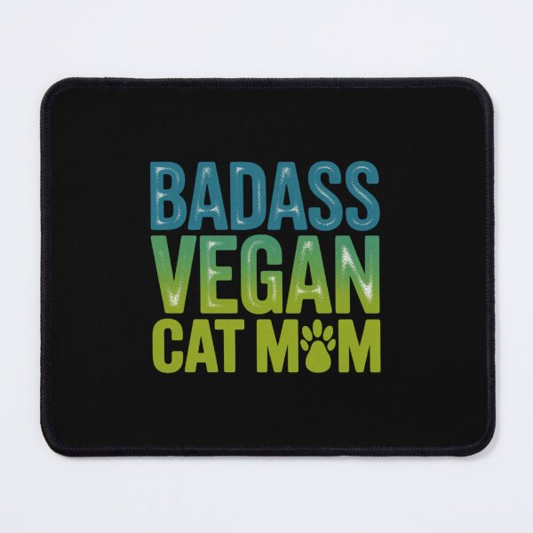 Item preview, Badass Vegan Cat Mom Cute Vegan for Cat Lovers designed and sold by traceydowns.