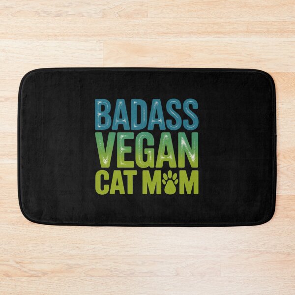 Item preview, Badass Vegan Cat Mom Cute Vegan for Cat Lovers designed and sold by traceydowns.