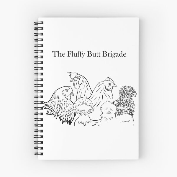 Item preview, The Fluffy Butt Brigade designed and sold by Whistling Pine Designs.