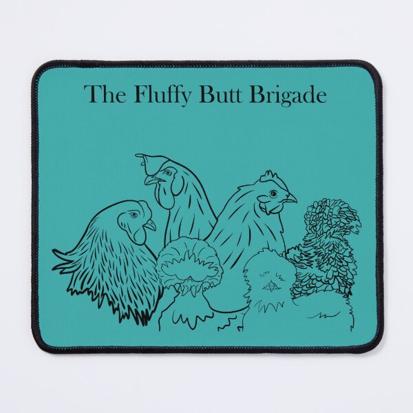 Item preview, The Fluffy Butt Brigade designed and sold by Whistling Pine Designs.