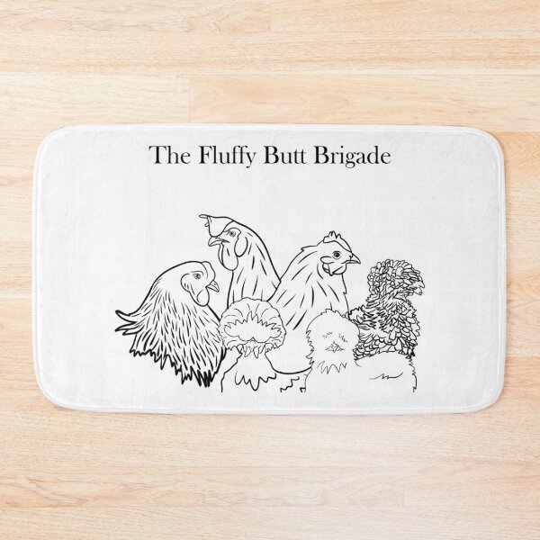 Item preview, The Fluffy Butt Brigade designed and sold by Whistling Pine Designs.