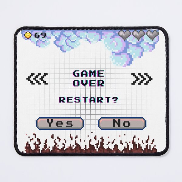Item preview, Game Over, Restart? designed and sold by VenusXOXO.