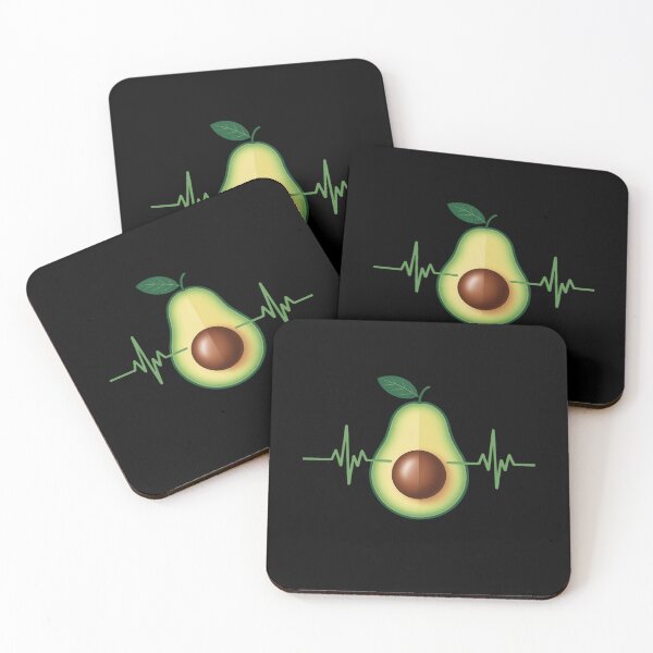 Item preview, Avocado Heartbeat Avocado Gift Vegan Men Women designed and sold by KristieRamsey.