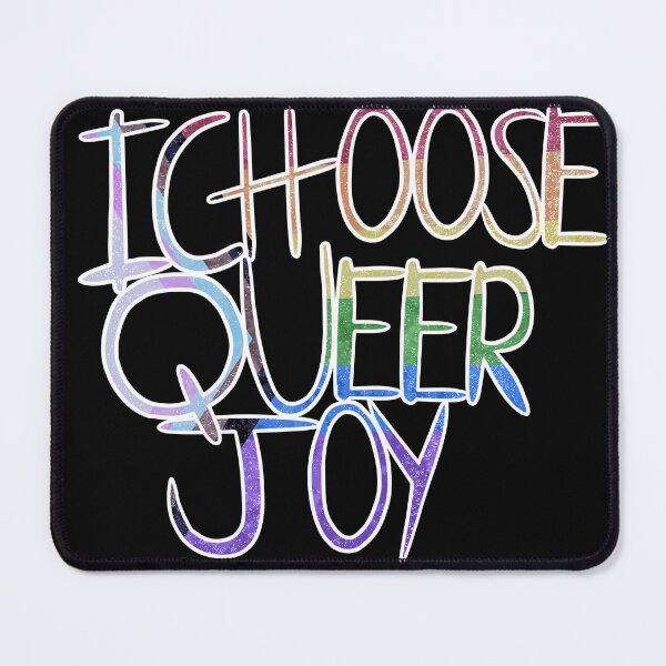 Item preview, I Choose Queer Joy (Progress Flag) designed and sold by MidKnightFury.