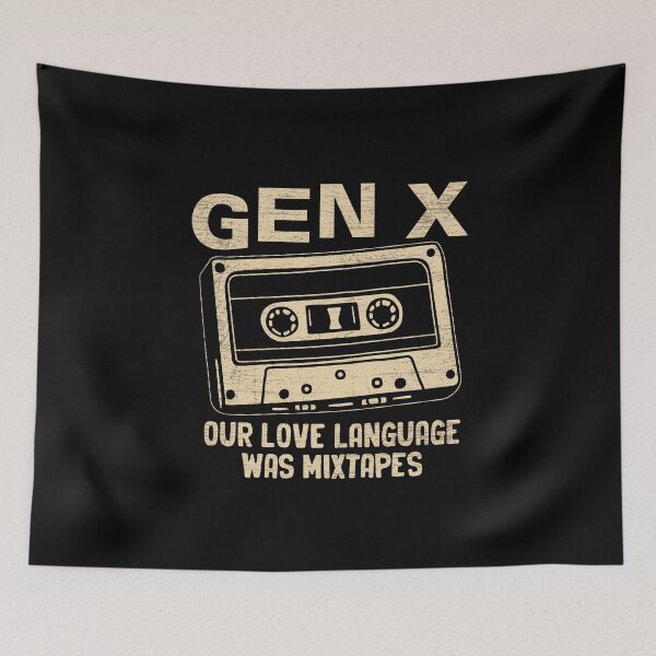 Item preview, Gen X Our Love Language Was Mixtapes designed and sold by NQArtist.