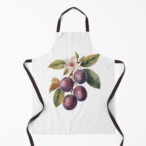Item preview, Vintage Watercolor Purple Plum Branch designed and sold by silviaol.