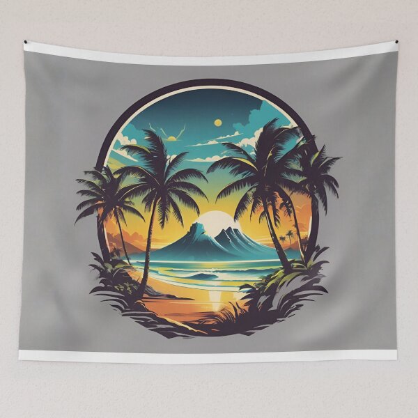 Item preview, Tropical Sunset Serenity designed and sold by CASASIS_MERCH.