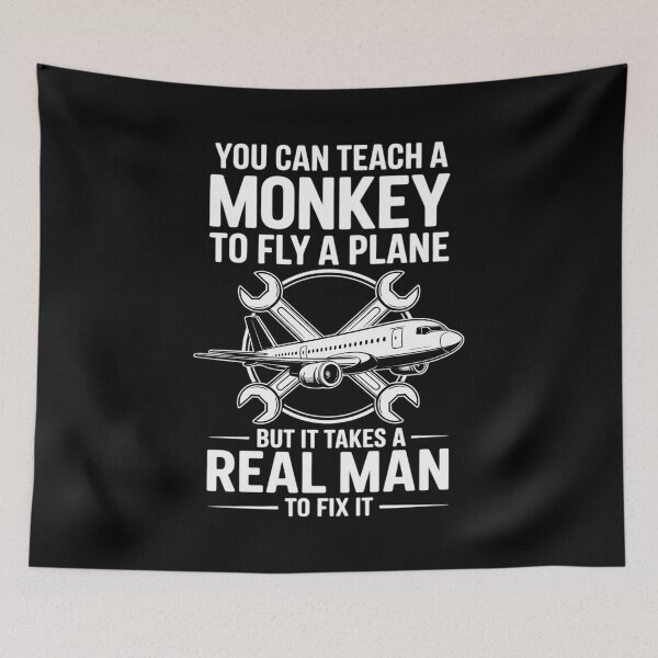 Item preview, Airplane Mechanic - Real man fix plane designed and sold by traceydowns.