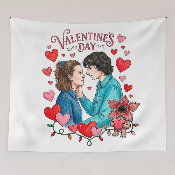 Item preview, TV Series Stranger Portrait –  Love Characters Art (6) designed and sold by WallaceSilvaART.
