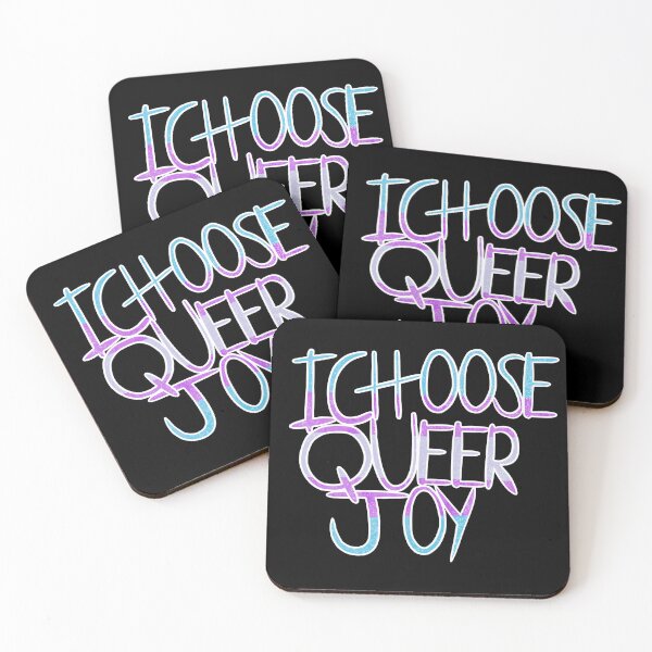 Item preview, I Choose Queer Joy (Trans Flag) designed and sold by MidKnightFury.