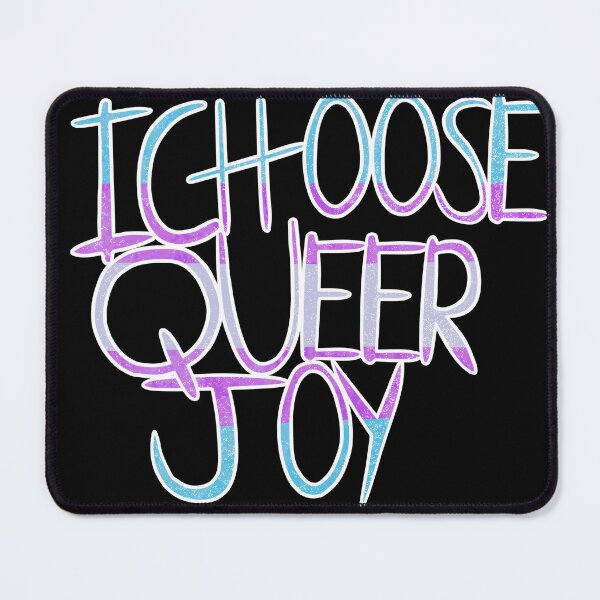 Item preview, I Choose Queer Joy (Trans Flag) designed and sold by MidKnightFury.
