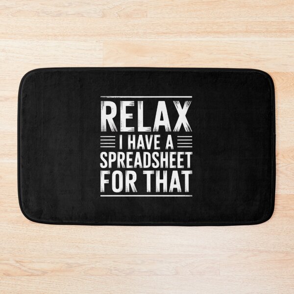 Aperçu de l'œuvre Comptableur Relax Accountant Spreadsheet Accounting Gift créée et vendue par KristieRamsey.