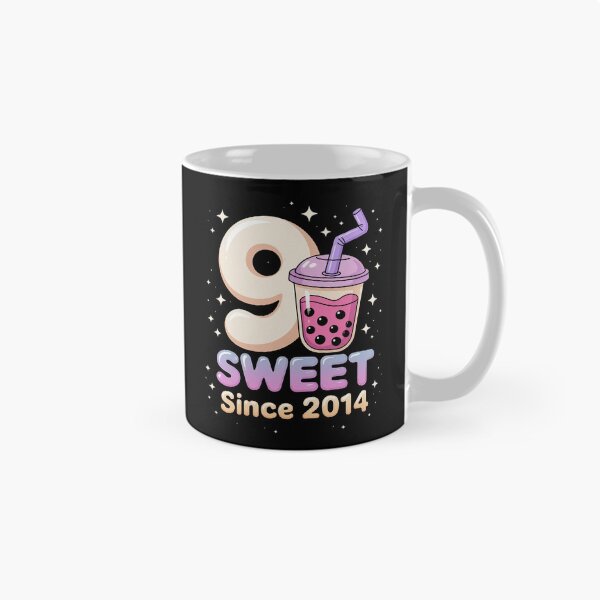 Item preview, 9 Years Old Birthday Bubble Tea Boba Lover Anime Kawaii Kids designed and sold by KristieRamsey.