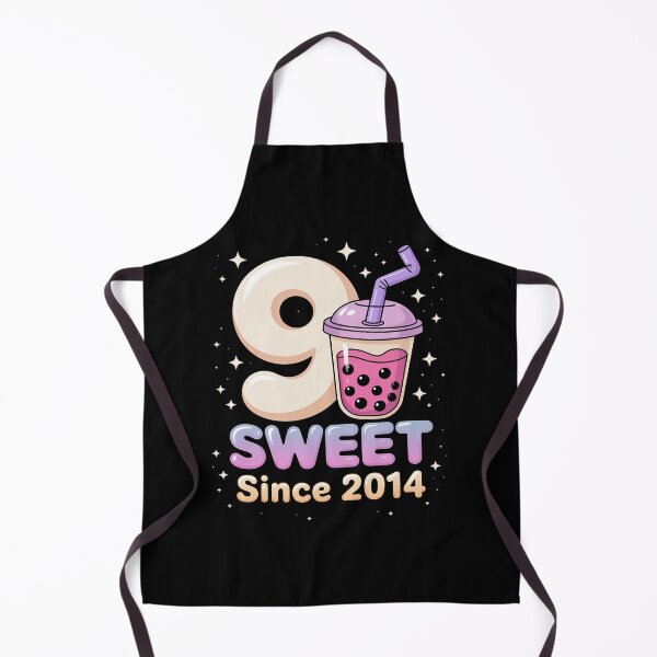 Item preview, 9 Years Old Birthday Bubble Tea Boba Lover Anime Kawaii Kids designed and sold by KristieRamsey.